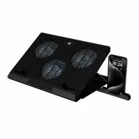 Gamdias Охладител за лаптоп Gaming Notebook Cooler 19" - AETHER E1 - USB Hub, Phone Stand