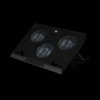 Gamdias Охладител за лаптоп Gaming Notebook Cooler 19" - AETHER E1 - USB Hub, Phone Stand