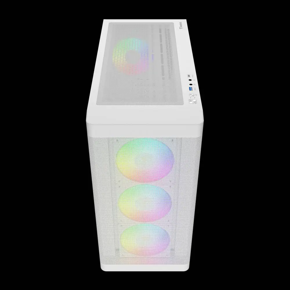 Кутия Gamdias ATHENA M3 White Case E-ATX USB-C 4 x 120 mm A-RGB Mesh Tempered Glass