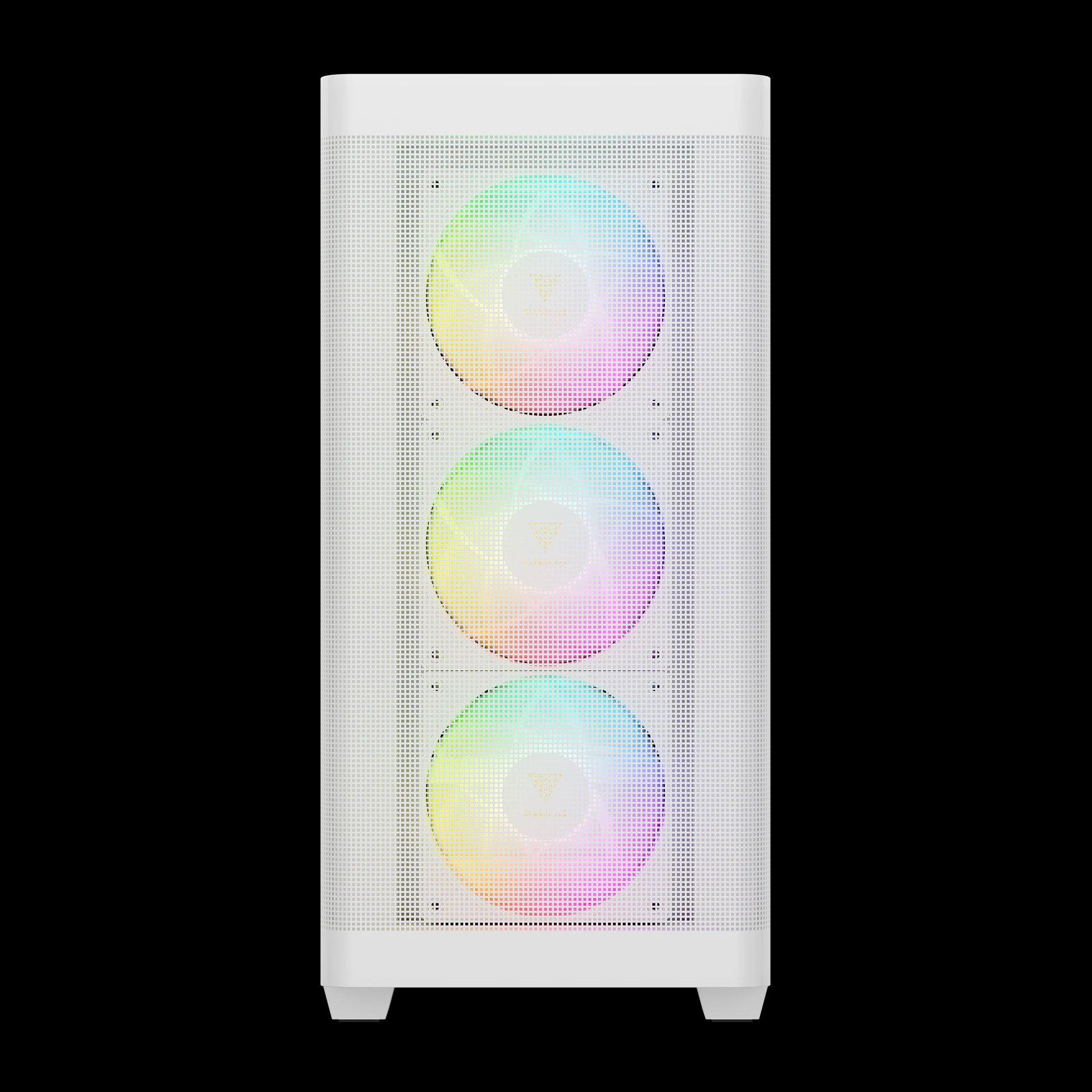 Кутия Gamdias ATHENA M3 White Case E-ATX USB-C 4 x 120 mm A-RGB Mesh Tempered Glass