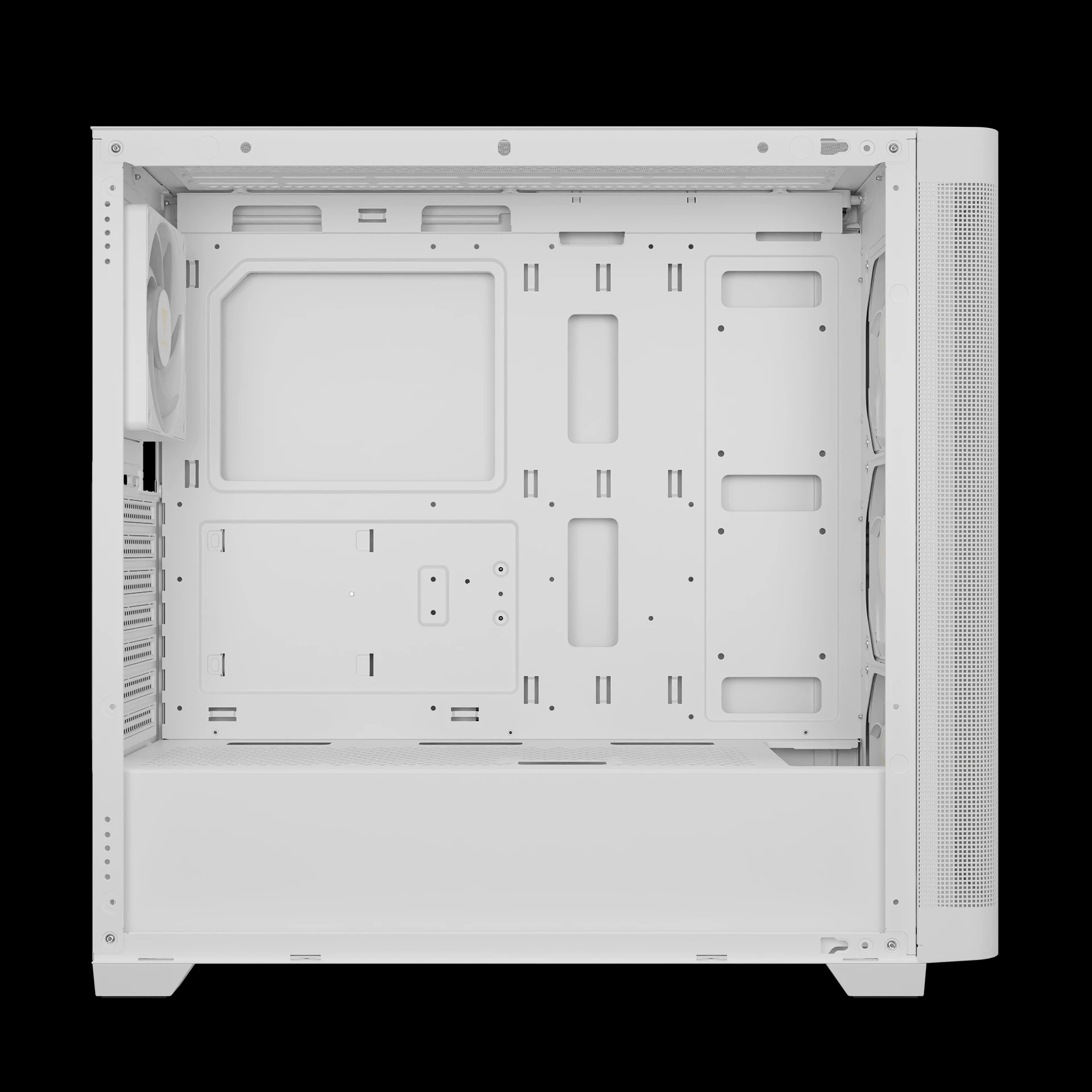 Кутия Gamdias ATHENA M3 White Case E-ATX USB-C 4 x 120 mm A-RGB Mesh Tempered Glass