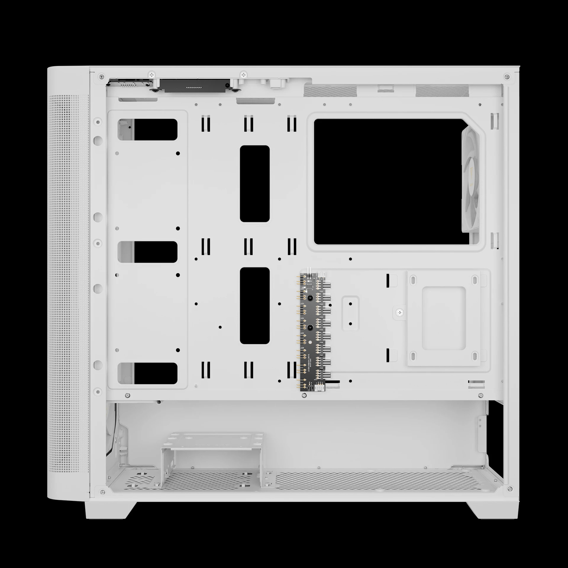 Кутия Gamdias ATHENA M3 White Case E-ATX USB-C 4 x 120 mm A-RGB Mesh Tempered Glass
