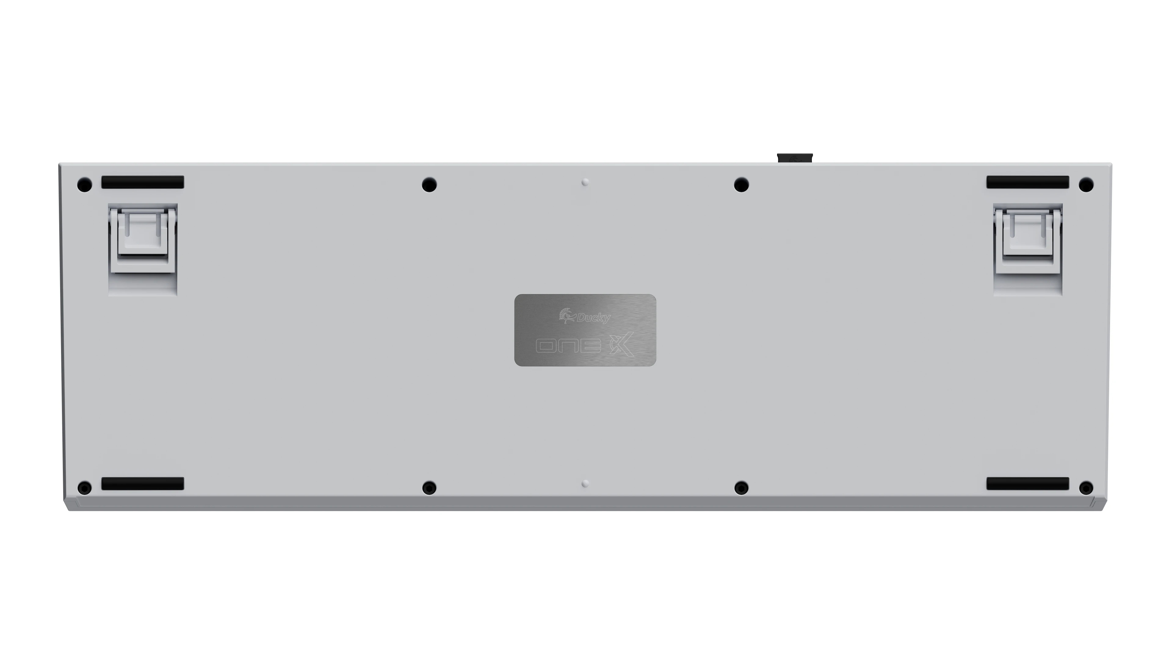 Геймърска механична клавиатура Ducky One X Wireless White - Ducky AI Switches [Linear], Bluetooth, 2.4