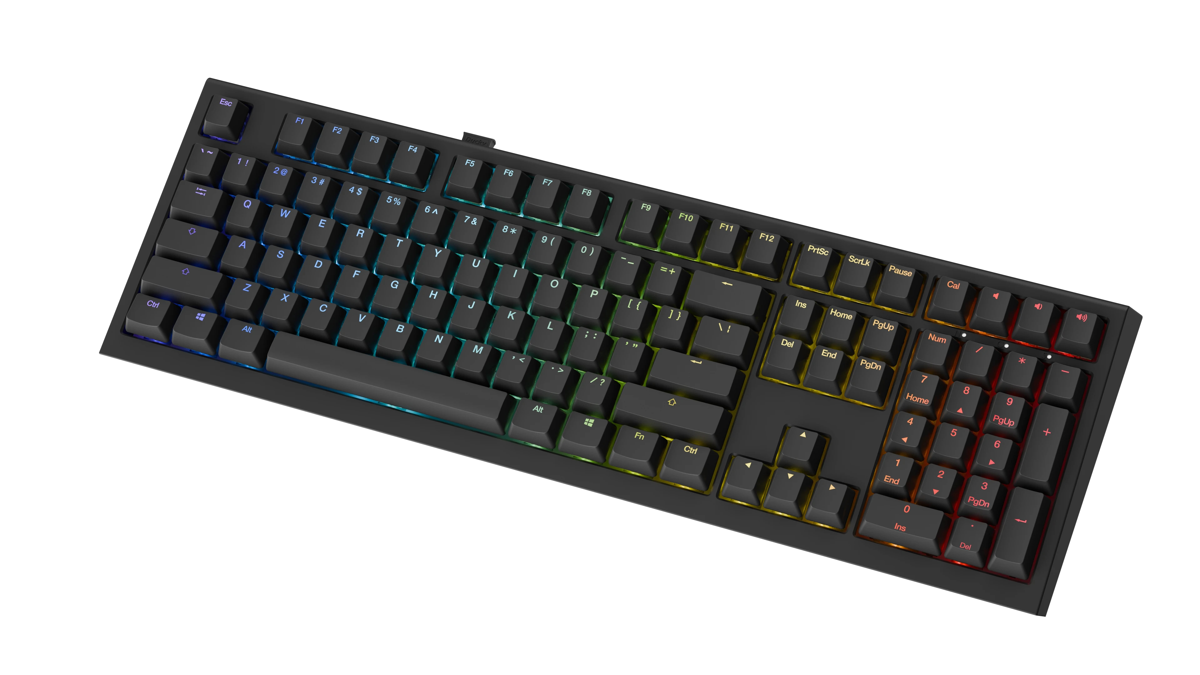 Геймърска механична клавиатура Ducky One X Wireless Black - Ducky AI Switches [Linear], Bluetooth, 2.4