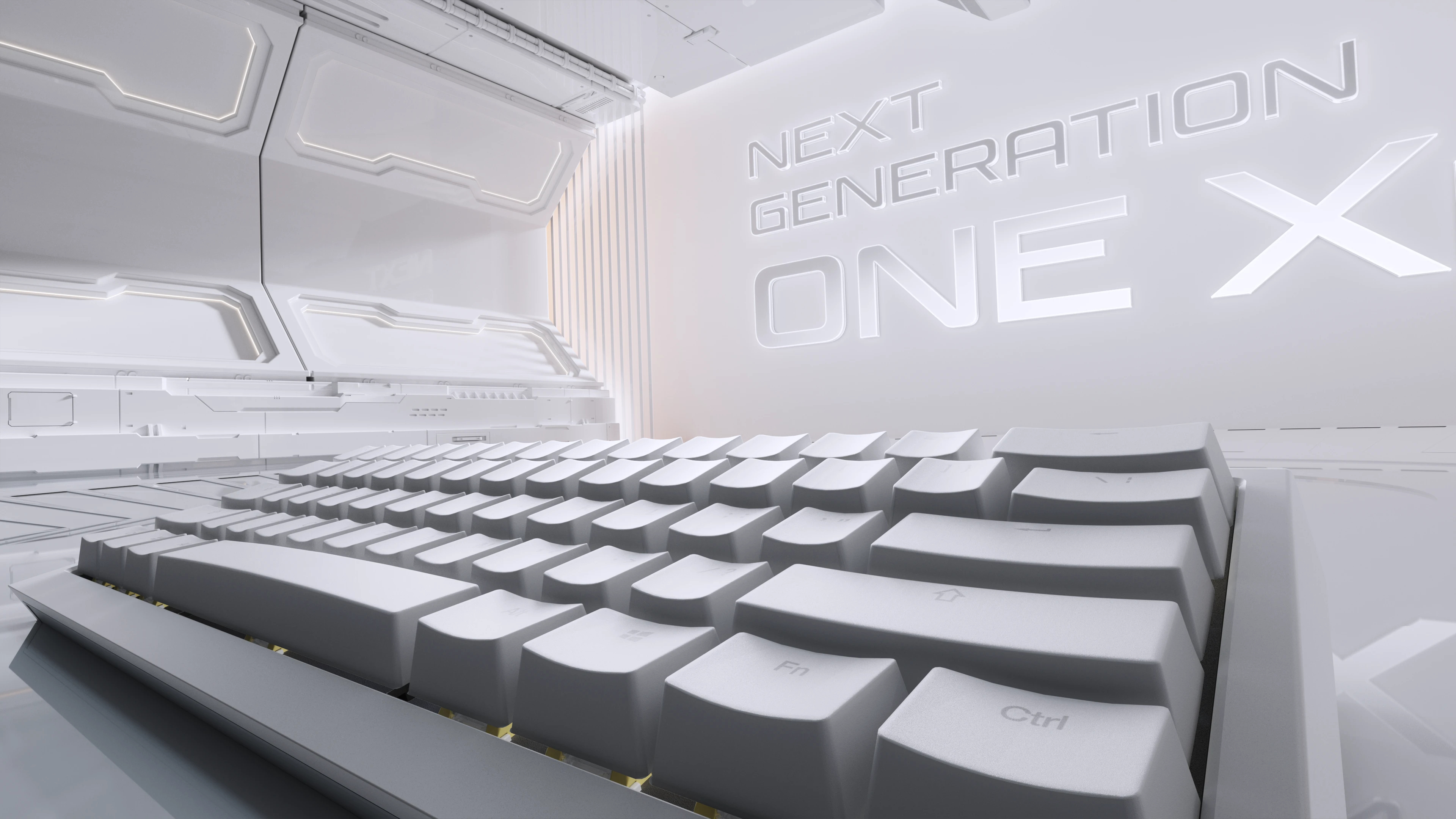 Геймърска механична клавиатура Ducky One X Wireless Black - Ducky AI Switches [Linear], Bluetooth, 2.4