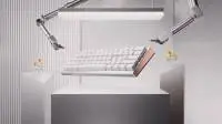 Геймърска механична клавиатура Ducky One X Wireless Black - Ducky AI Switches [Linear], Bluetooth, 2.4