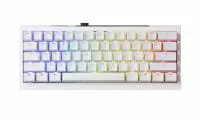 Геймърска механична клавиатура Ducky One X Mini Wireless White - Ducky AI Switches [Linear], Bluetooth
