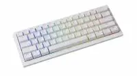 Геймърска механична клавиатура Ducky One X Mini Wireless White - Ducky AI Switches [Linear], Bluetooth