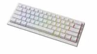 Геймърска механична клавиатура Ducky One X Mini Wireless White - Ducky AI Switches [Linear], Bluetooth