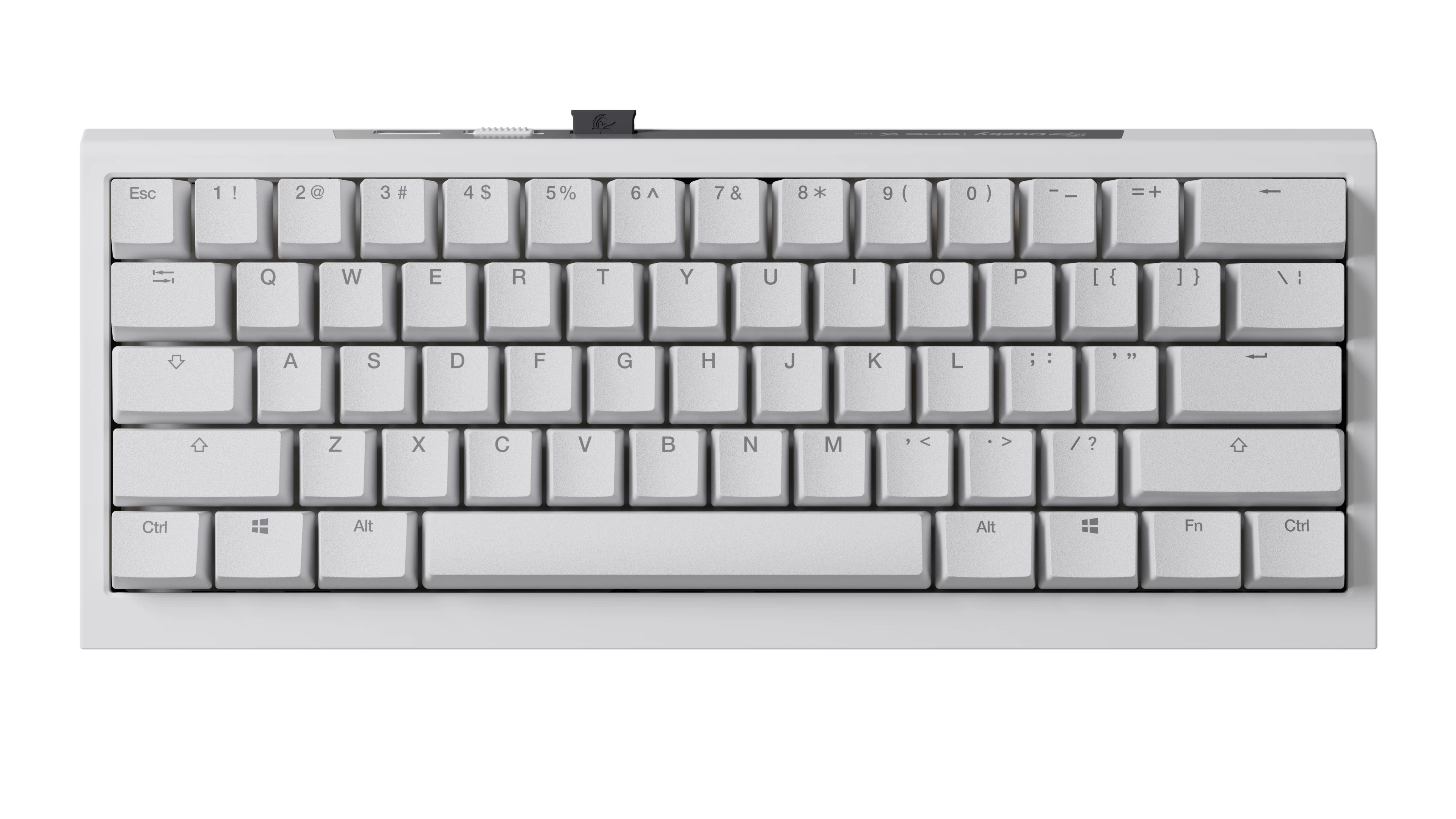 Геймърска механична клавиатура Ducky One X Mini Wireless White - Ducky AI Switches [Linear], Bluetooth