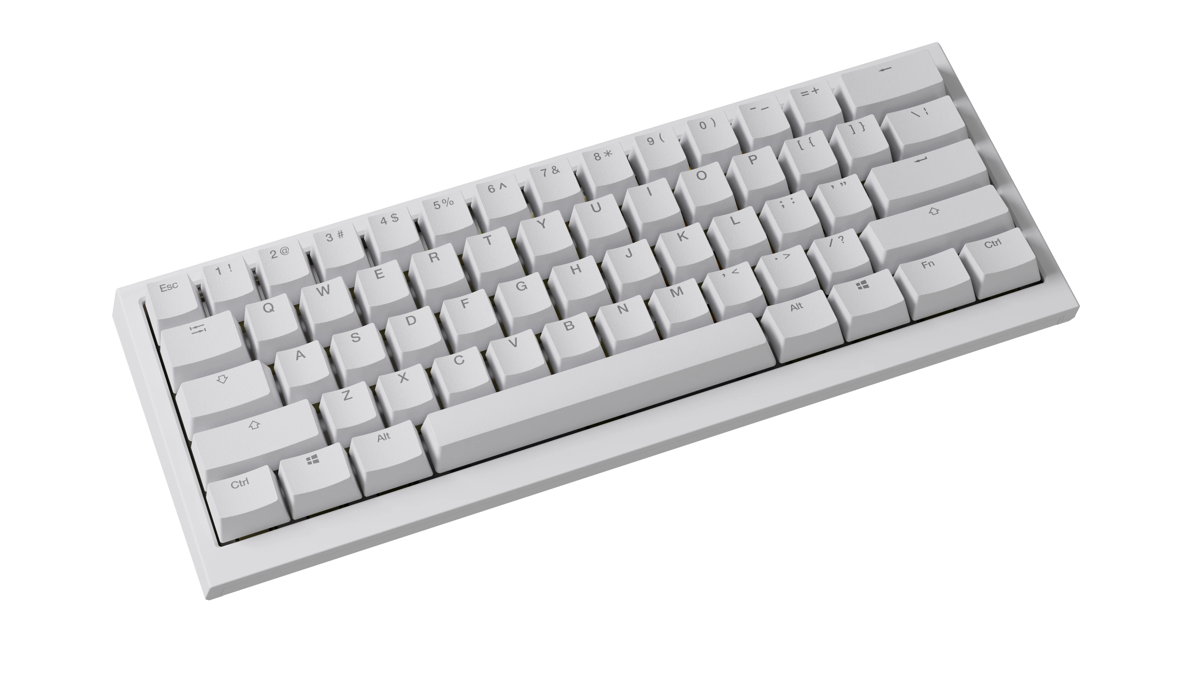 Геймърска механична клавиатура Ducky One X Mini Wireless White - Ducky AI Switches [Linear], Bluetooth