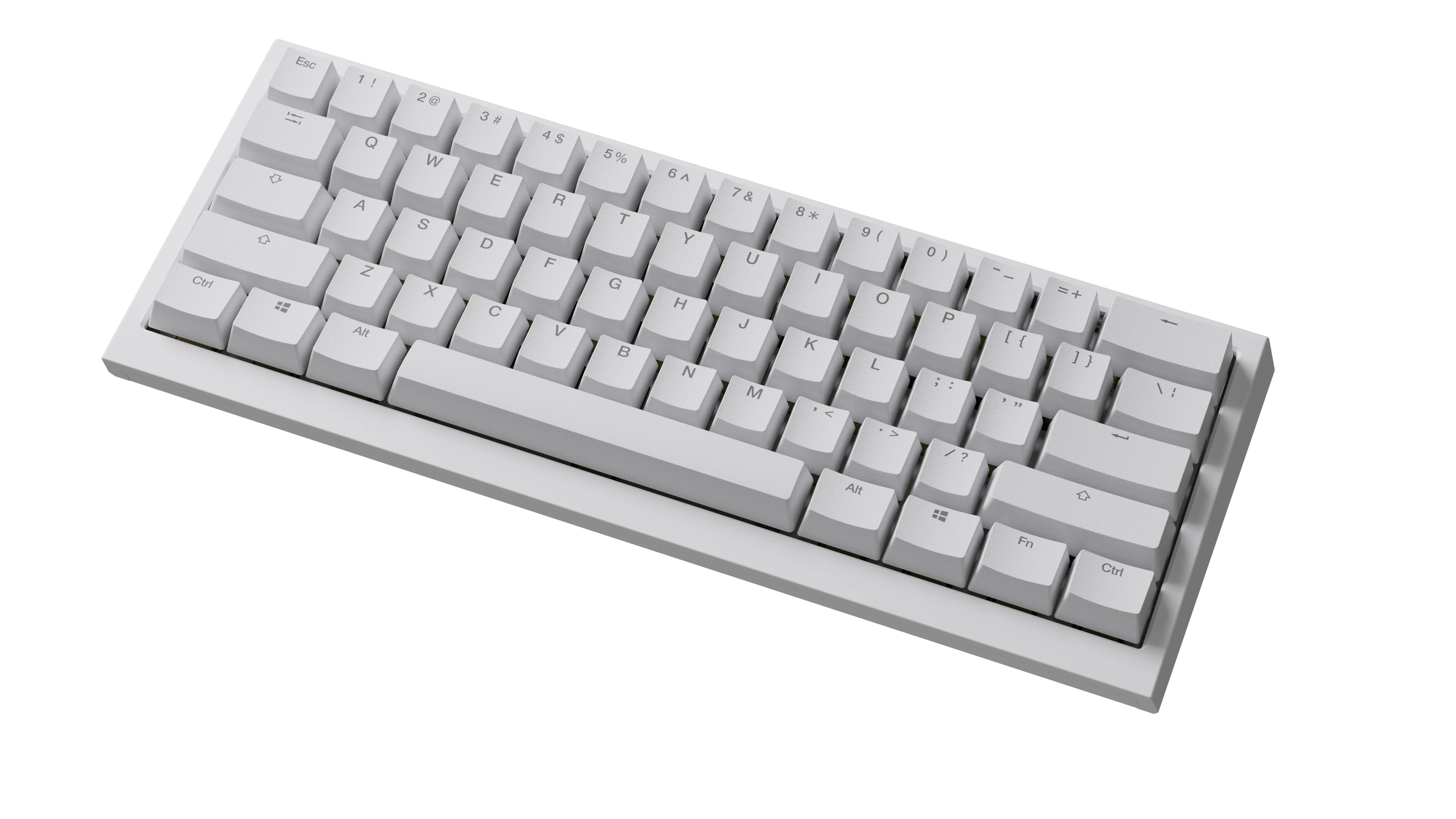 Геймърска механична клавиатура Ducky One X Mini Wireless White - Ducky AI Switches [Linear], Bluetooth