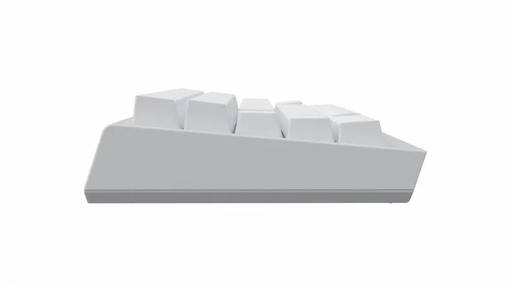 Геймърска механична клавиатура Ducky One X Mini Wireless White - Ducky AI Switches [Linear], Bluetooth