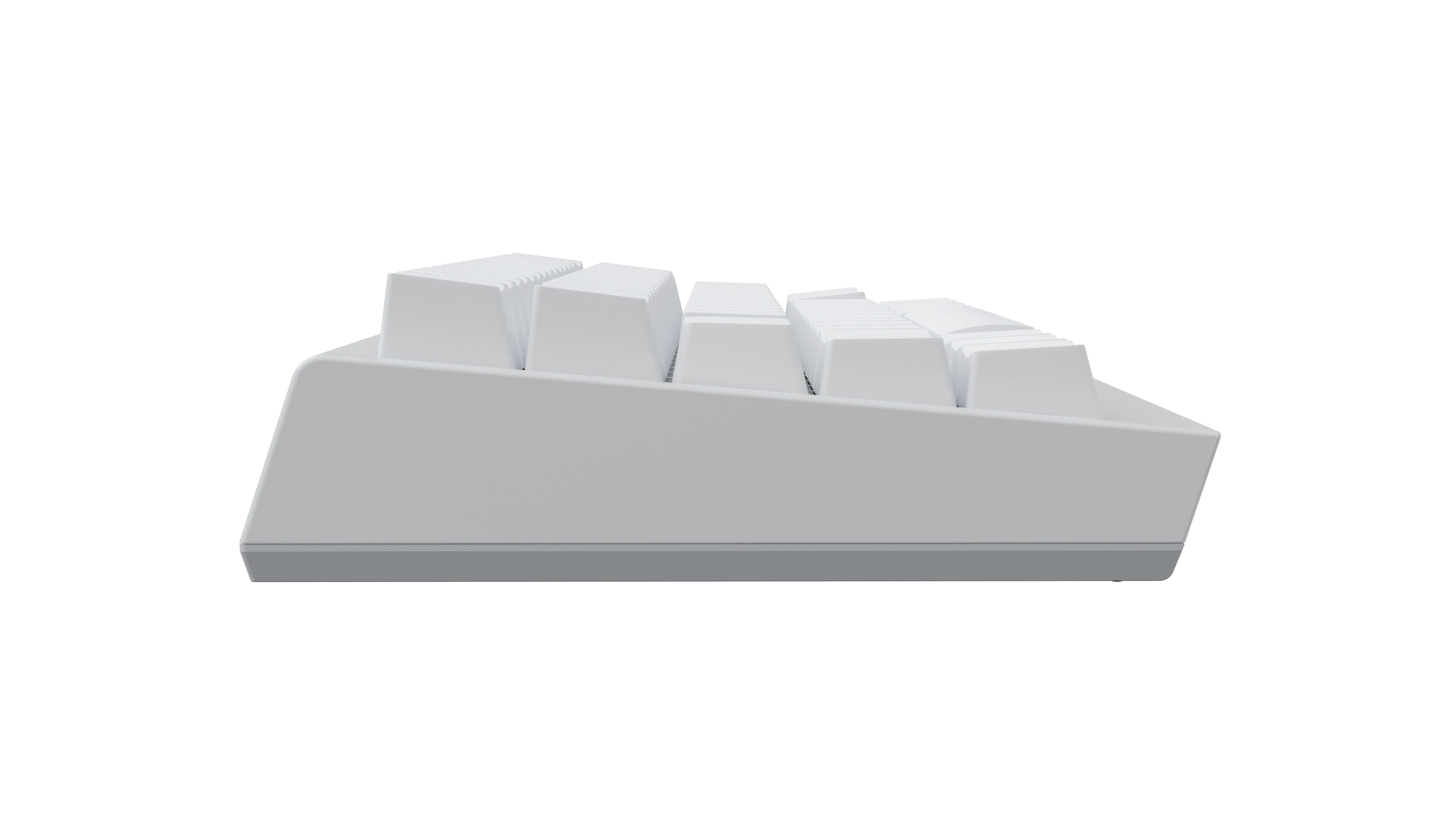 Геймърска механична клавиатура Ducky One X Mini Wireless White - Ducky AI Switches [Linear], Bluetooth