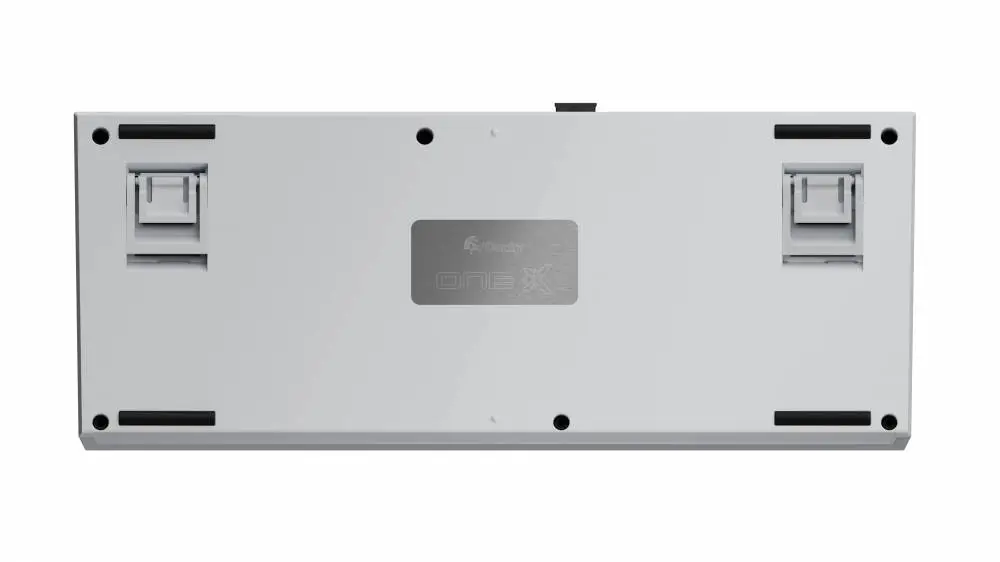Геймърска механична клавиатура Ducky One X Mini Wireless White - Ducky AI Switches [Linear], Bluetooth