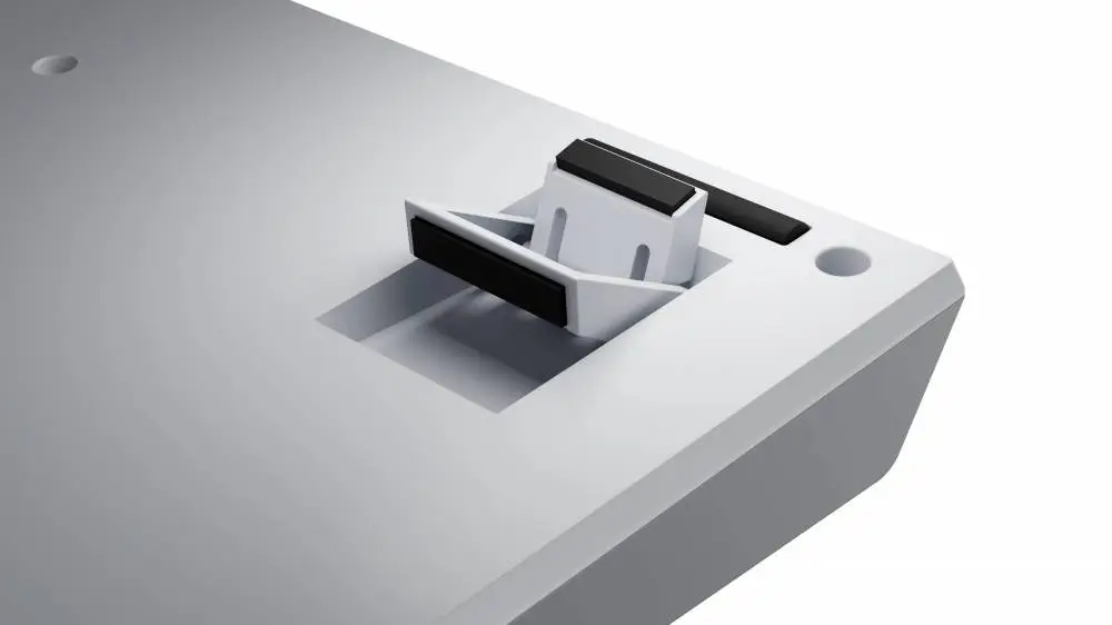 Геймърска механична клавиатура Ducky One X Mini Wireless White - Ducky AI Switches [Linear], Bluetooth