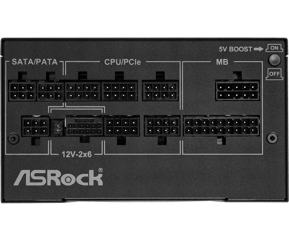 Захранване ASRock Phantom Gaming 1000W 80 Plus Gold, ATX 3.1, PCIe 5.1 - PG-1000G