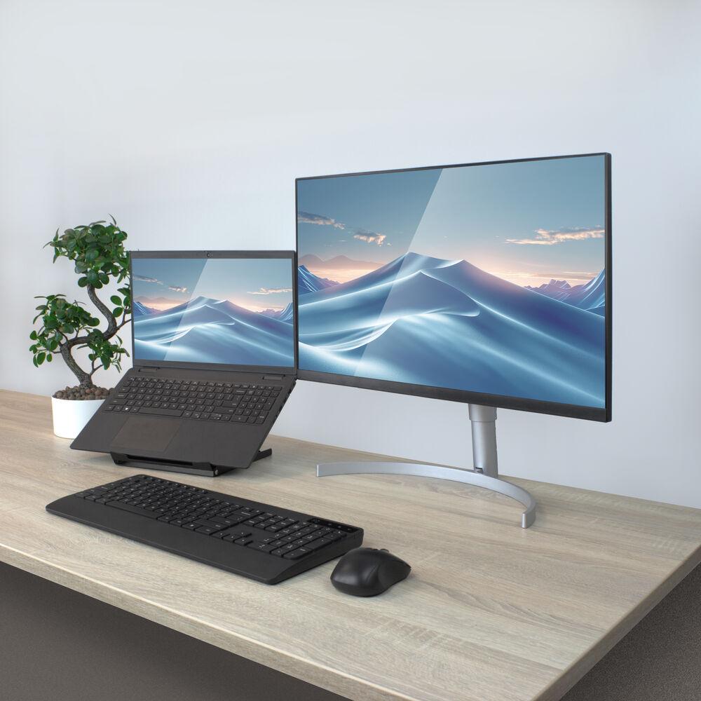 Αναδιπλούμενη βάση για laptop ACT AC8145, 5 θέσεις, Μαύρη