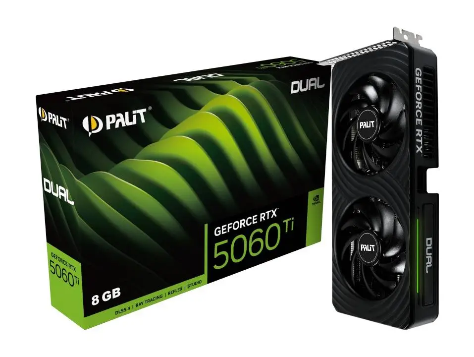 Видео карта Palit GeForce RTX 5060 Ti Dual 8GB - NE7506T019P1-GB2062D