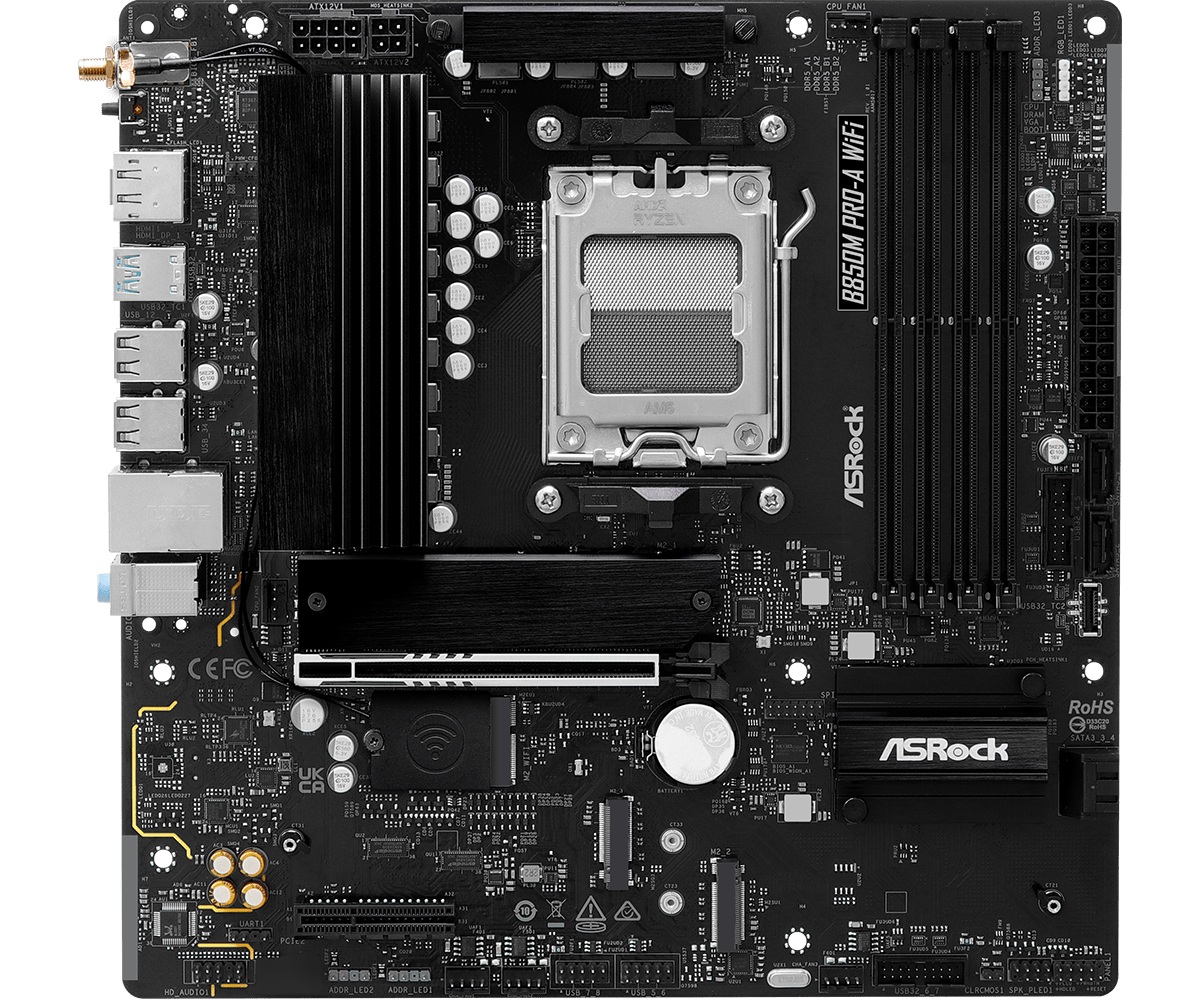 Дънна платка Asrock B850M PRO-A WIFI 