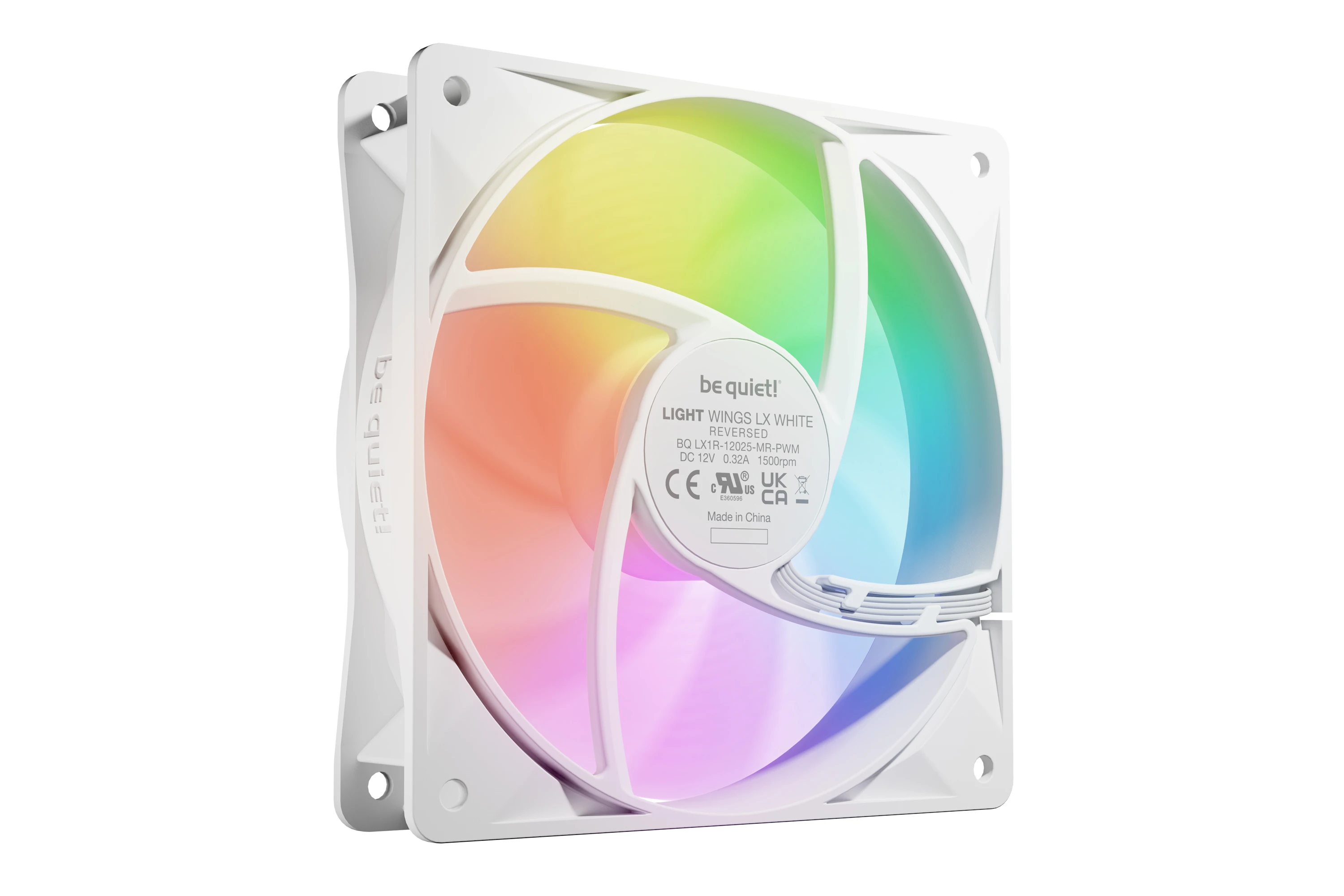 Вентилатор be quiet! LIGHT WINGS LX 120mm PWM Reverse White Fan - BL133