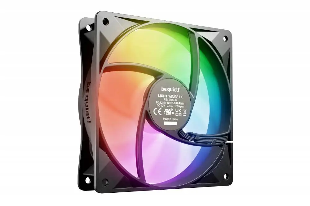 Вентилатор be quiet! LIGHT WINGS LX 120mm PWM Reverse Black Fan - BL132