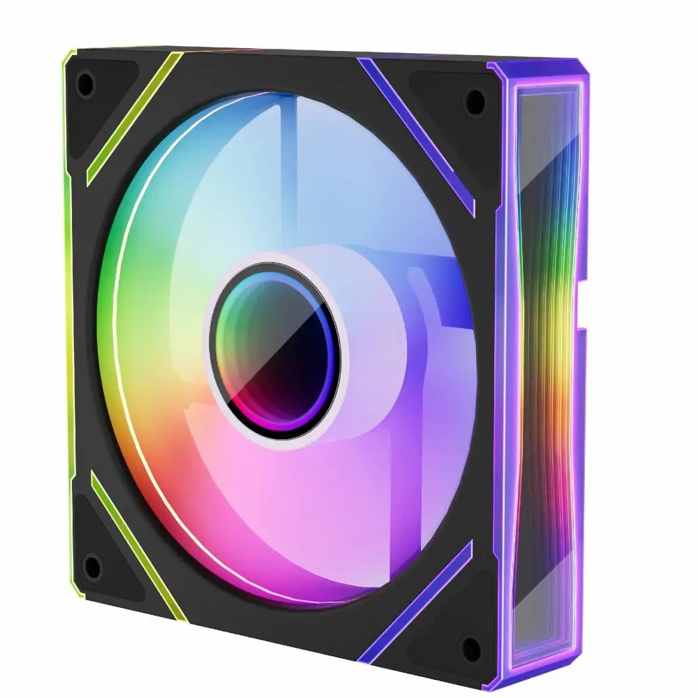 Lüfter 1stPlayer Infinity Mirror ARGB Fan 120mm FC7 Black