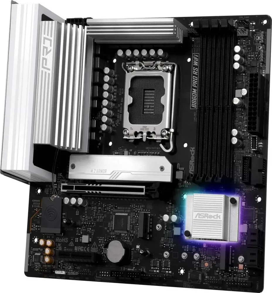 Дънна платка Asrock B860M PRO RS WIFI LGA1851