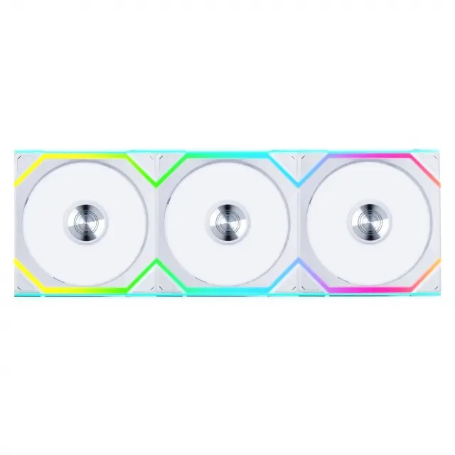 Вентилатори 3бр Lian Li UNI FAN SL Wireless ARGB PWM - 120 mm Бели + Контролер