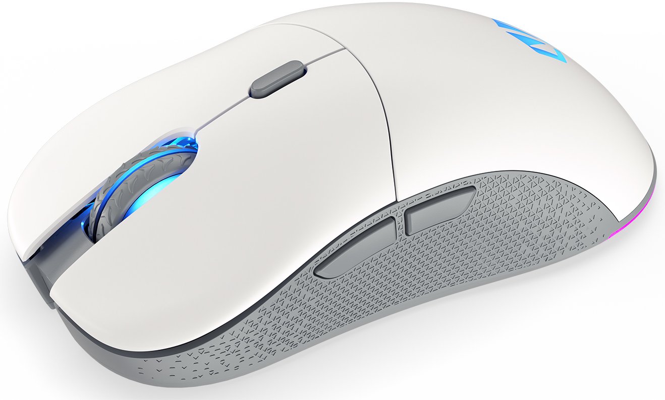 Геймърска безжична мишка ENDORFY Gem Plus - Onyx White