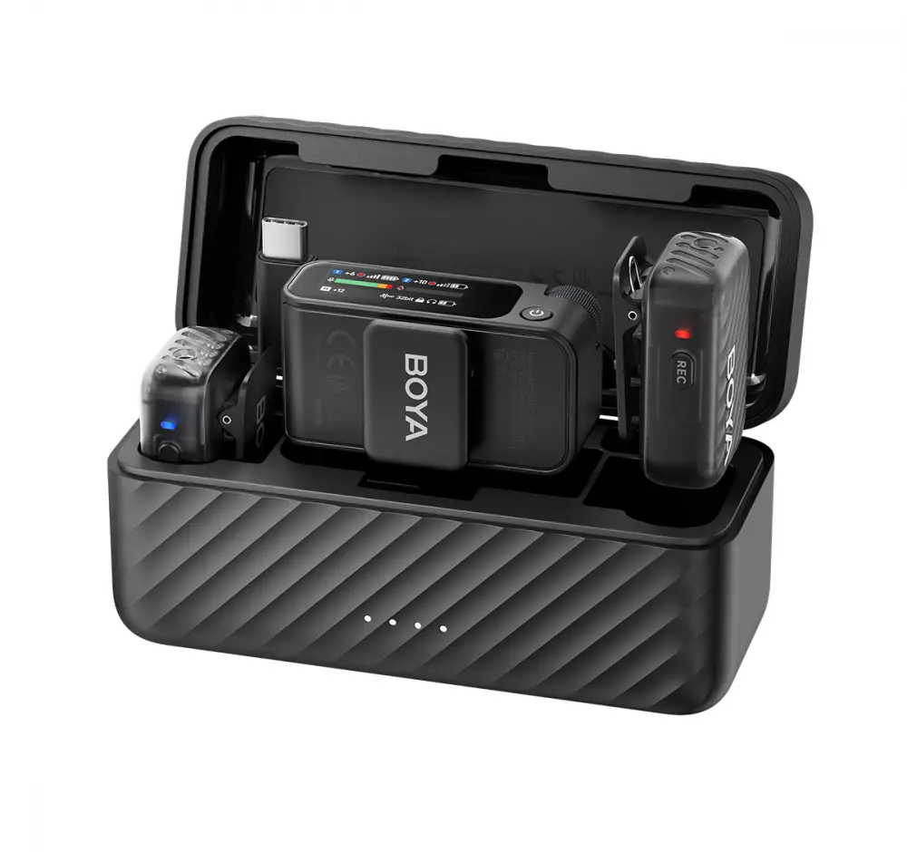 Безжична система микрофони All-in-One BOYA BOYAMIC 2