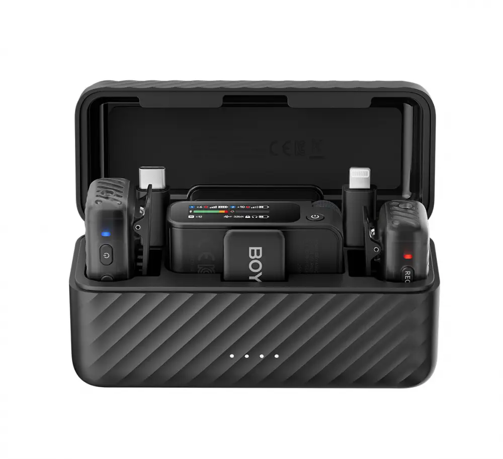 Безжична система микрофони All-in-One BOYA BOYAMIC 2