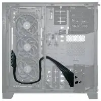 Кабел Lian Li PW-PCIV-4-90X PCIe 4.0 Riser Cable - 900mm, Черен