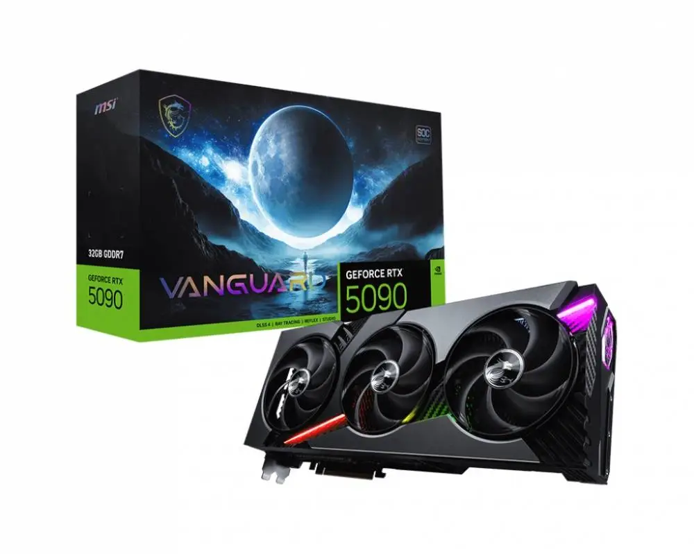 Видео карта MSI GeForce RTX 5090 32G VANGUARD SOC - 912-V530-018