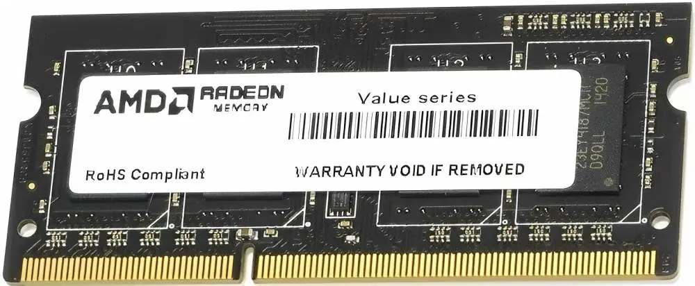 Памет AMD Radeon 16GB DDR4 SODIMM 3200MHz CL22 - R9416G3206S2S-U
