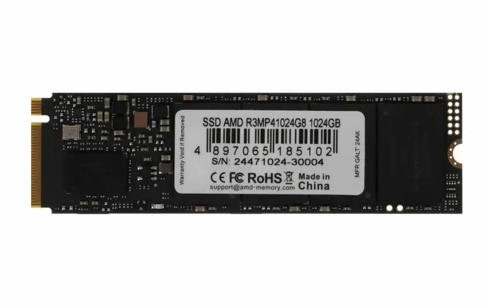 Диск SSD AMD Radeon 1TB M.2 2280 NVMe PCIe Gen 4 - R3MP41024G8