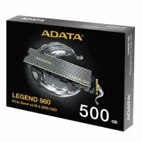Диск ADATA LEGEND 860 512GB M.2 2280 NVMe PCIe Gen4x4 - SLEG-860-500GC