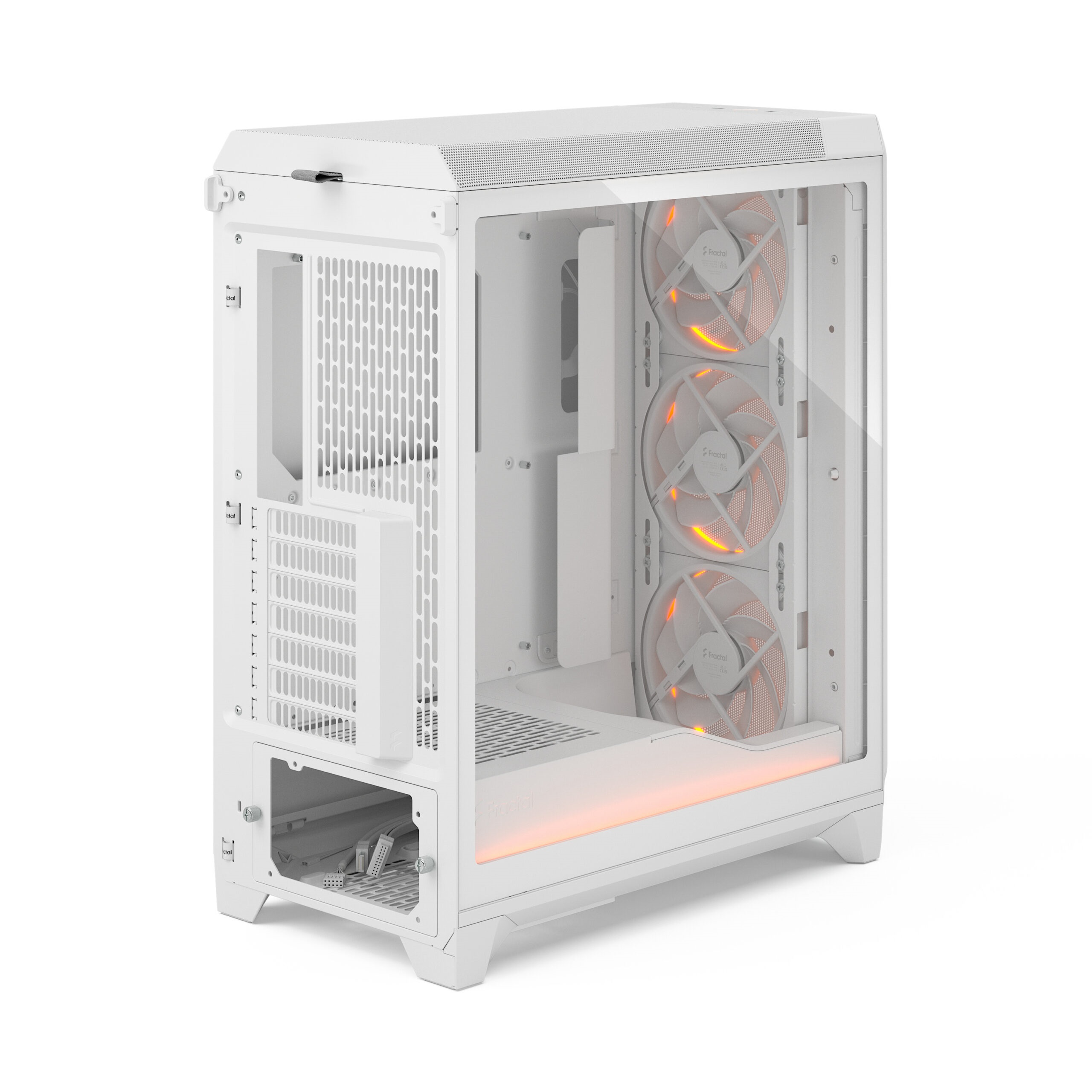 Boîtier Fractal Meshify 3 Ambience Pro RGB White TG Light Tint - FD-C-MES3A-05