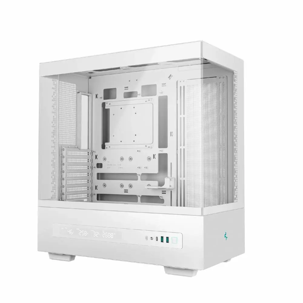 Кутия DeepCool CH690 DIGITAL White Case ATX