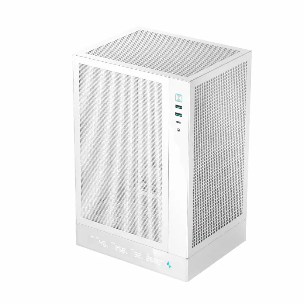 Кутия DeepCool CH170 DIGITAL White Case mini-ITX