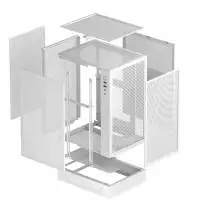 Кутия DeepCool CH170 DIGITAL White Case mini-ITX