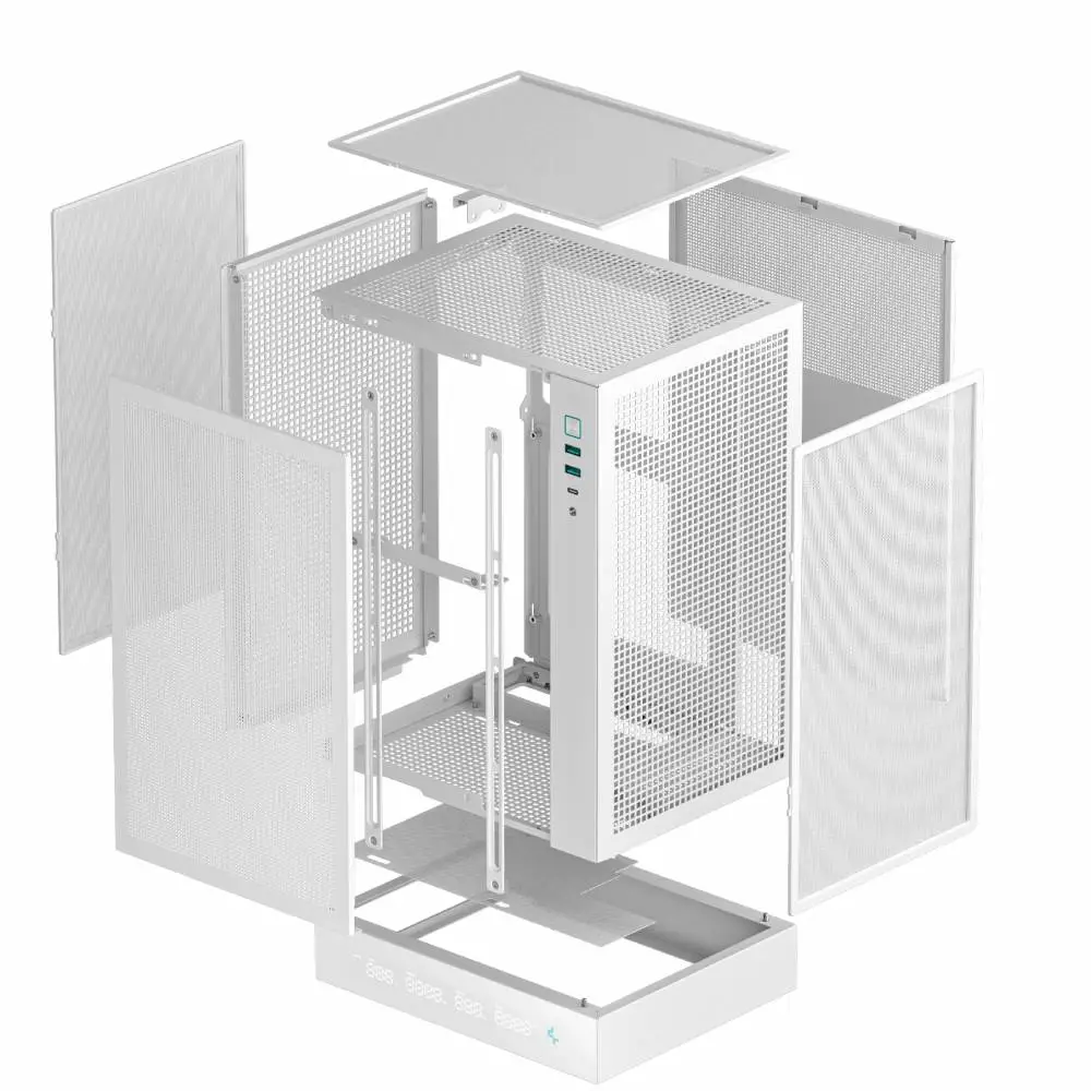 Кутия DeepCool CH170 DIGITAL White Case mini-ITX