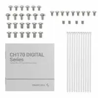 Кутия DeepCool CH170 DIGITAL White Case mini-ITX
