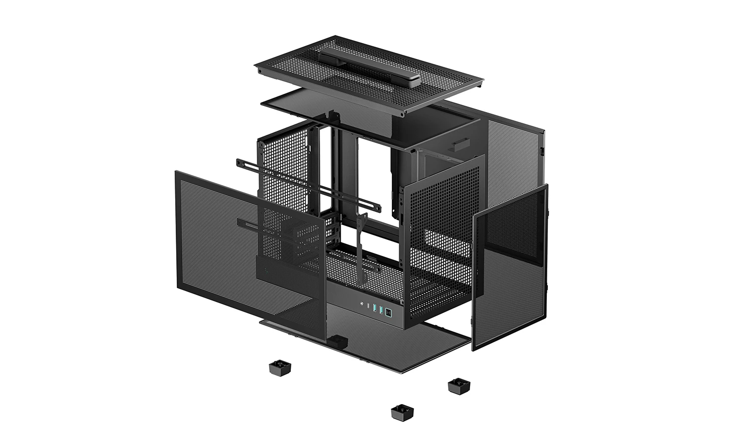 Kутия DeepCool CH160 MESH Case mini-ITX 
