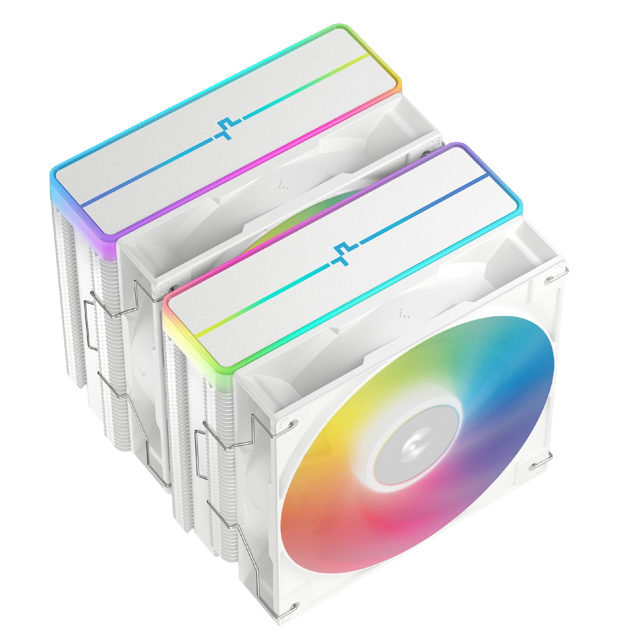 Охладител за процесор DeepCool AG620 WH ARGB V2 Dual-Tower CPU Cooler 