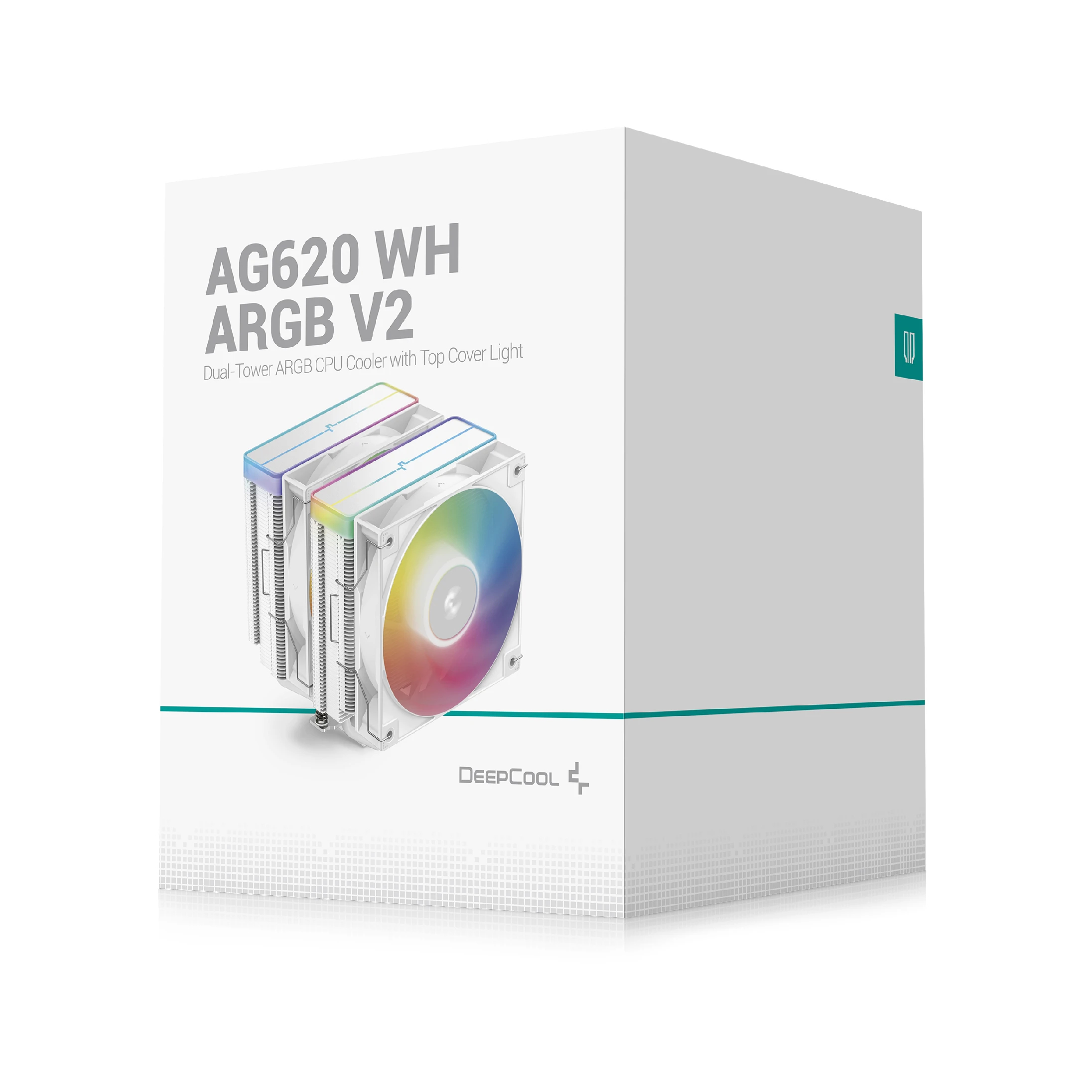 Охладител за процесор DeepCool AG620 WH ARGB V2 Dual-Tower CPU Cooler 