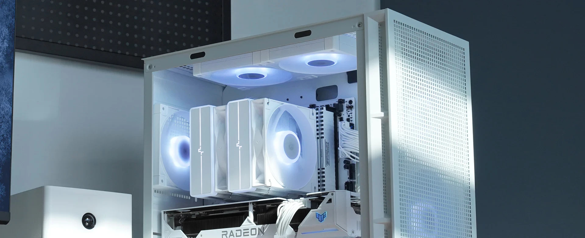 Охладител за процесор DeepCool AG620 WH ARGB V2 Dual-Tower CPU Cooler 