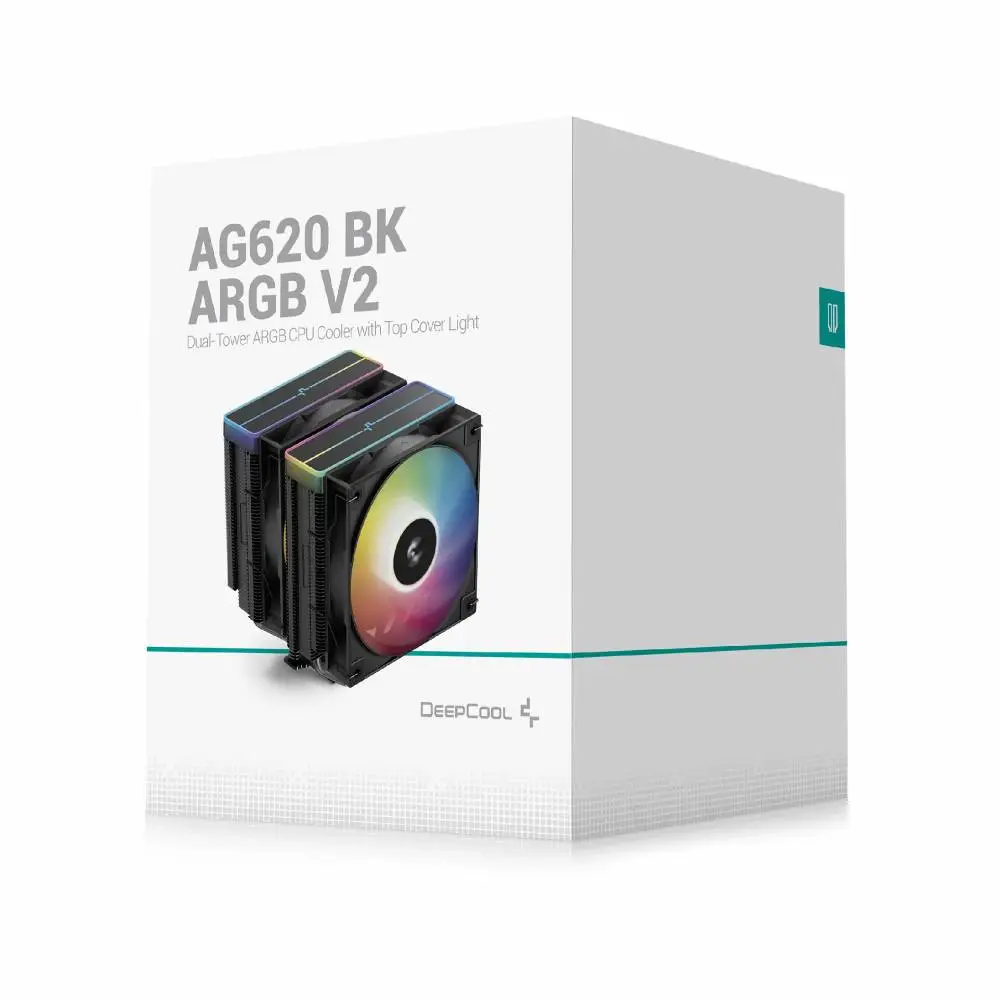 CPU cooler DeepCool AG620 BK ARGB V2 Dual-Tower