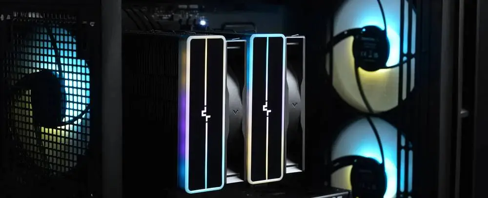 CPU cooler DeepCool AG620 BK ARGB V2 Dual-Tower