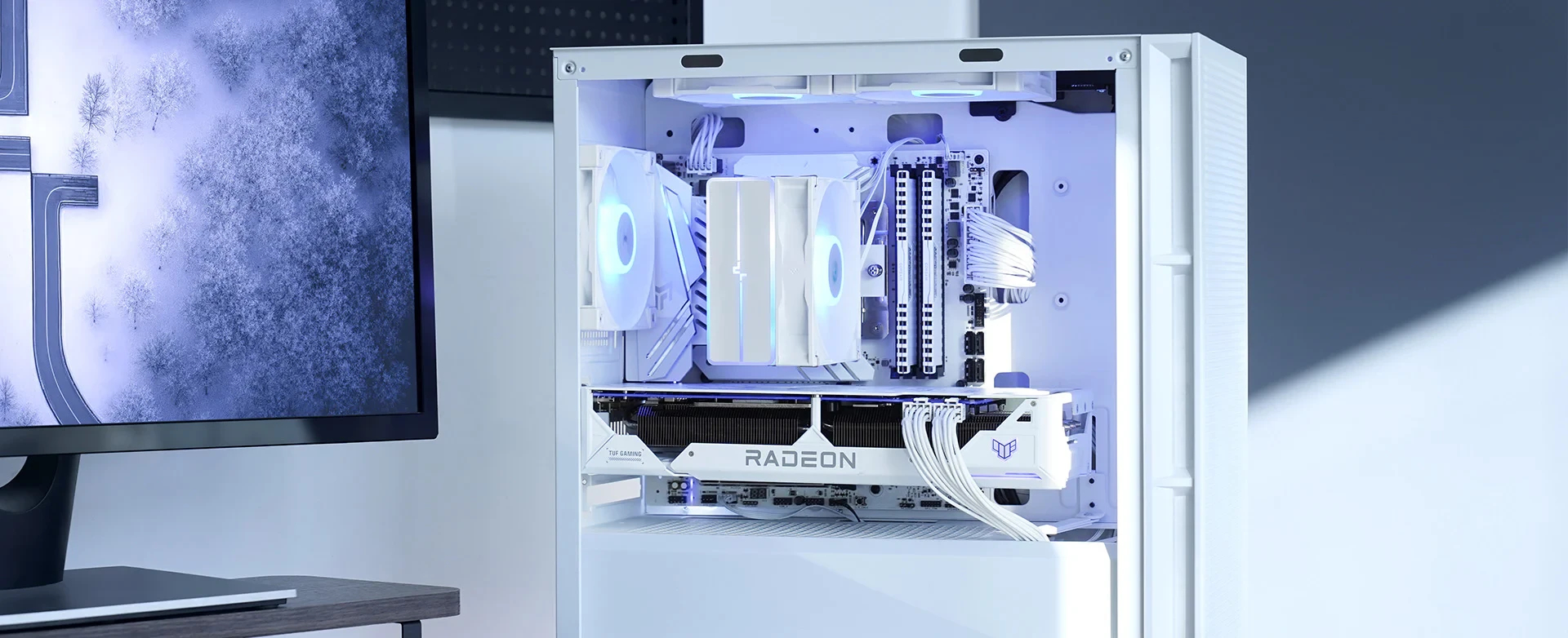 Охладител за процесор DeepCool AG400 White ARGB V2 CPU Cooler 